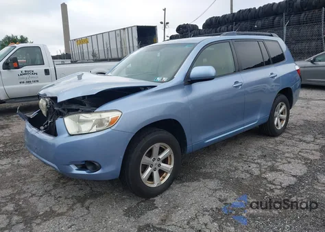 2009 Toyota Highlander z USA, uszkodzony, nr VIN JTEDS41A792075575